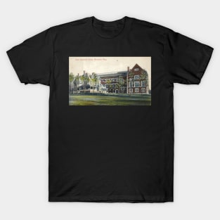 Clark University Vintage 1922 Postcard Reproduction - Worcester, Massachusetts T-Shirt